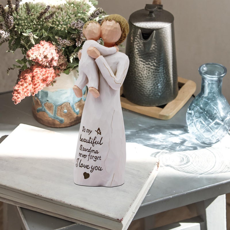 AcowSpt Grandma Gifts, Gifts for Grandma, Sculpted Hand-Painted Figurine - Image 4