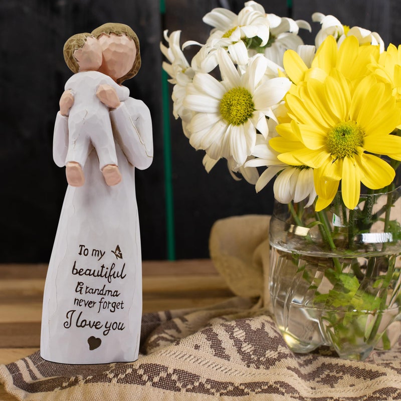 AcowSpt Grandma Gifts, Gifts for Grandma, Sculpted Hand-Painted Figurine - Image 2