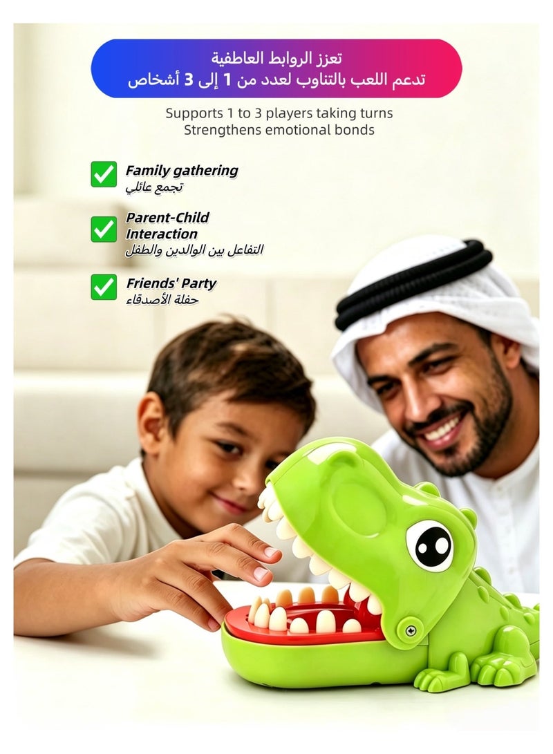 Dinosaur Bite Finger Toy - Family Interactive Board Game, Prank & Stress Relief, Kids Reaction Training Toy - Image 2