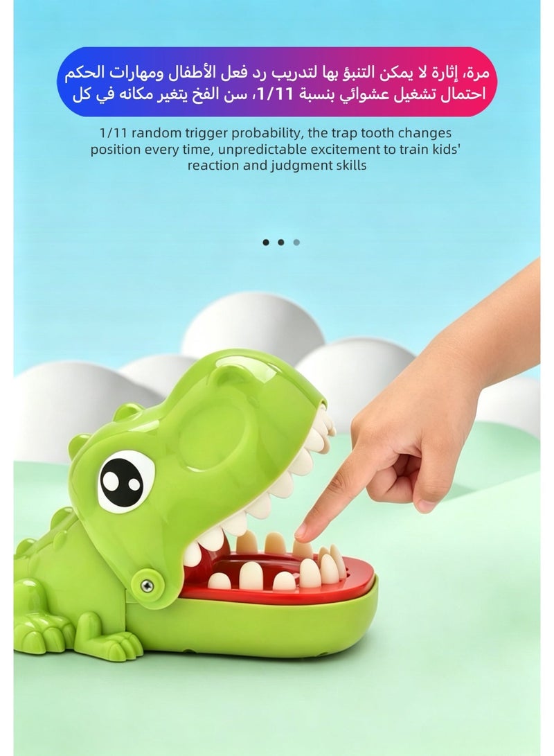 Dinosaur Bite Finger Toy - Family Interactive Board Game, Prank & Stress Relief, Kids Reaction Training Toy - Image 4