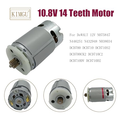 KIMGU N075847 N446251 N432948 N038034 10.8V 14 Teeth Motor for DeWALT 12V DCD700 DCD710 DCD710S2 DCD700CK2 DCD710C2 DCD710DV DCD710D2 - Image 3