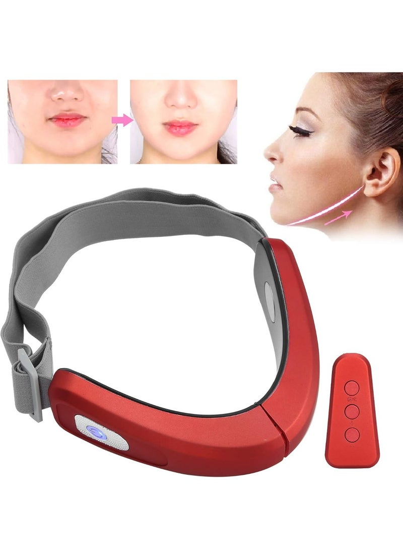V-shaped microcurrent face lifting device, facial massager, double chin remover - Image 4