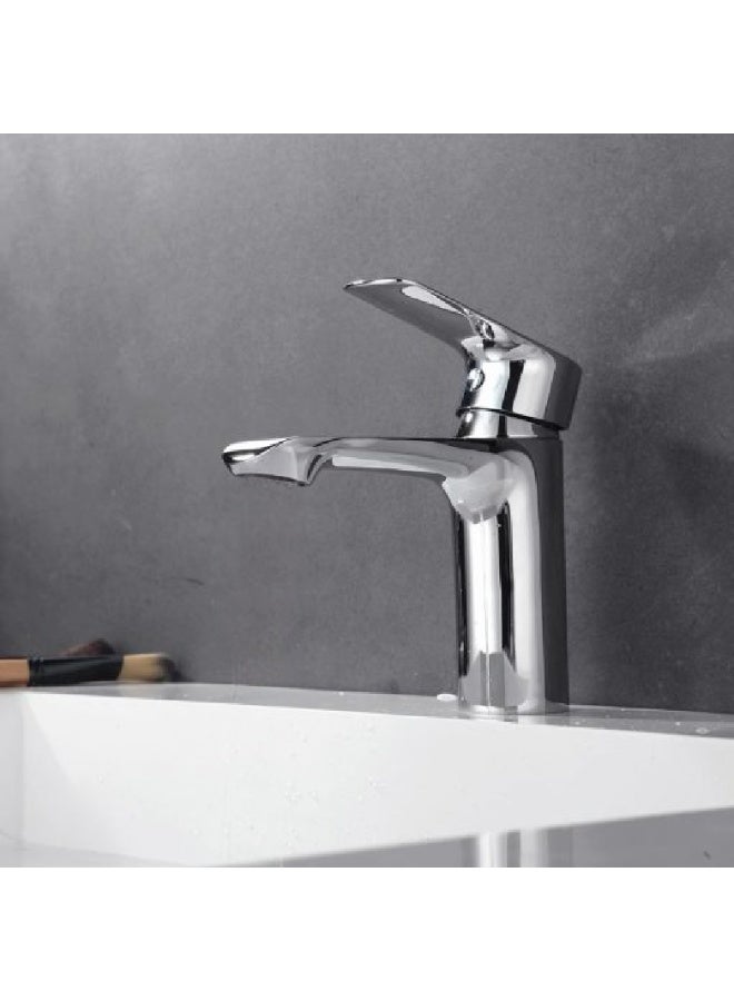 Premium Hot & Cold Basin Mixer Faucet – Chrome-Plated Tap for Bathroom & Kitchen | 5-Year Guarantee | SASO Certified - Image 2