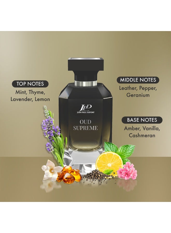 Jean Paul Dupont Oud & Jasmine Perfume Combo - Oud Supreme EDP Unisex 100ml + Jasmine Ultime EDP Unisex 100ml | Long-Lasting Fragrance - Image 4