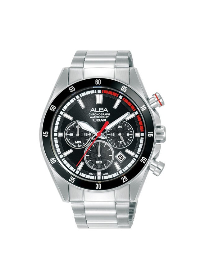 Alba Stainless steel Chronograph Wrist Watch AT3J29X1