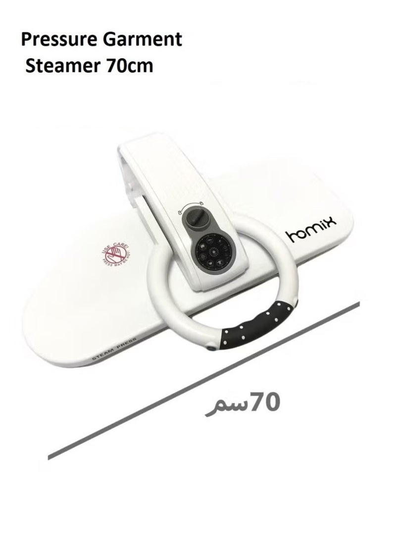 homix Automatic Countertop Steam Press 1600W White - Image 2