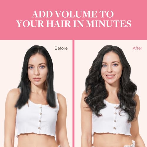 Googoo GOO GOO Clip in Hair Extensions Real Human Hair, Remy Human Hair Extensions Clip ins for Women, Natural Human Hair, 14inch 130g 9Pcs, 2 Dark Brown - Image 5