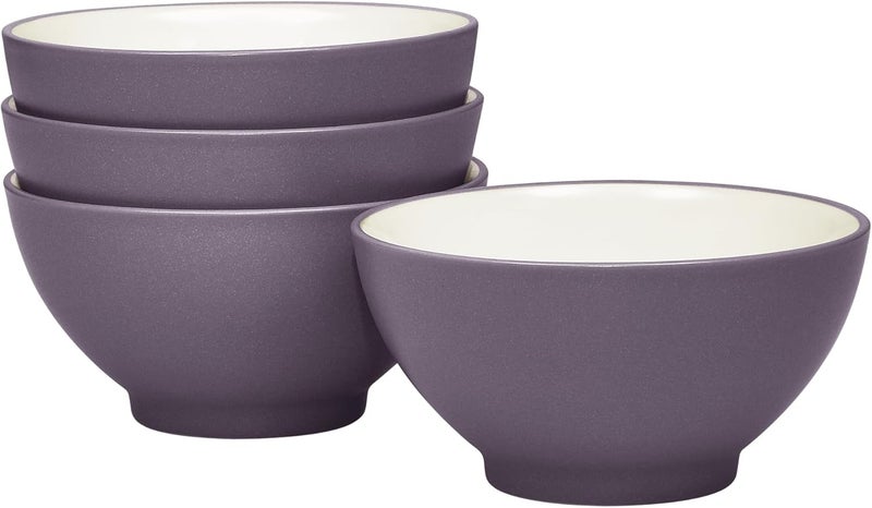Noritake Colorwave Plum Set of 4 Rice Bowls 534 20 oz