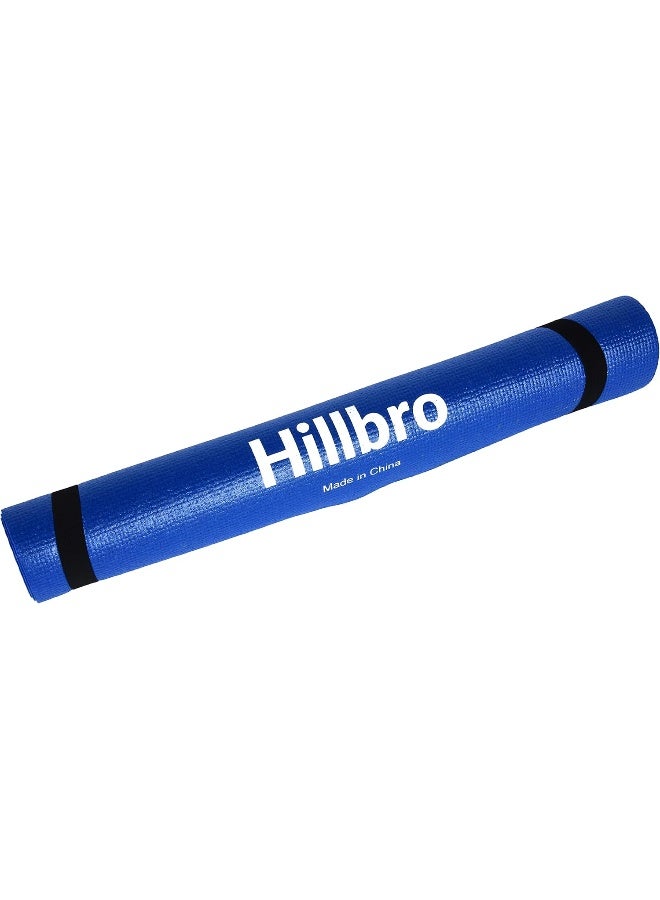 Hillbro Yoga Mat 4mm Blue Color - Image 1