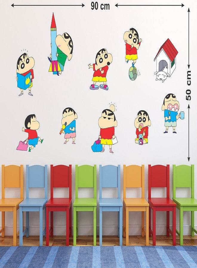 Wallstick "Cute Cartoon Shin Chan wallsticker (Vinyl 65 cm x 60 cm) - Image 2