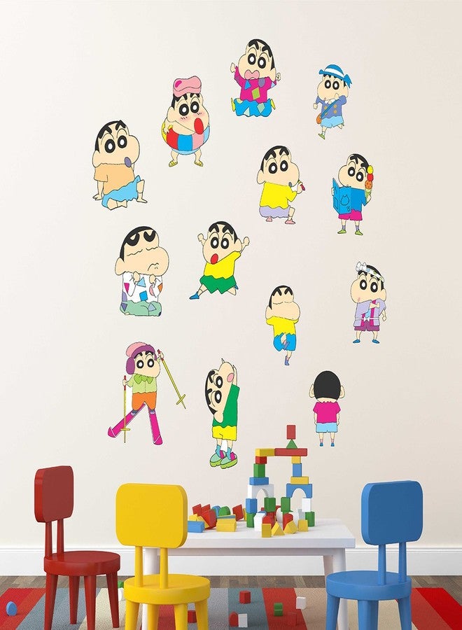 Wallstick "Cute Cartoon Shin Chan wallsticker (Vinyl 65 cm x 60 cm) - Image 1