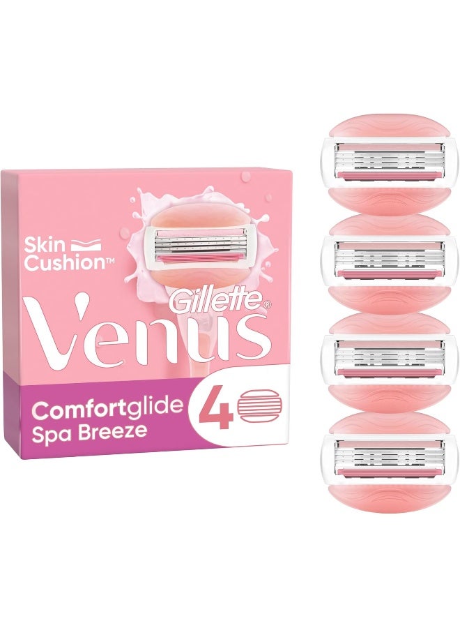 Gillette شفرات حلاقة جيلليت فينوس سبا بريز للنساء - 4 قطع - Image 2