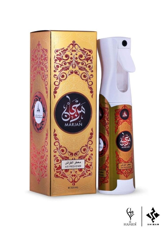 HAMIDI - Marjan Non Alcoholic Luxurious Home Air Freshener Spray 320ML - Image 1