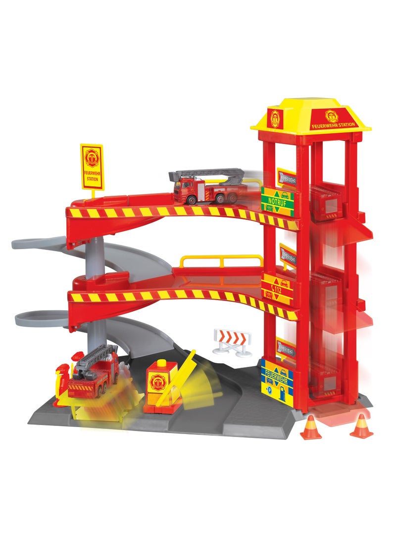 Dickie Toys - Rescue Station Toy Set With 2 Vehicles Includes- For Age 3+ Years Old- 2 Assorted Colors - Image 1