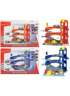 Rescue Station Toy Set With 2 Vehicles Includes- For Age 3+ Years Old- 2 Assorted Colors