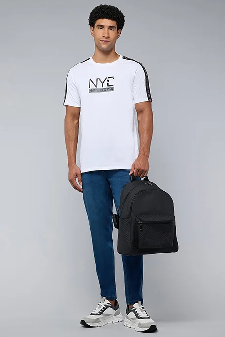 R&B Solid Zip-Around Backpack