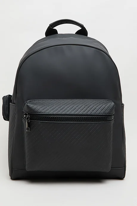 R&B Solid Zip-Around Backpack