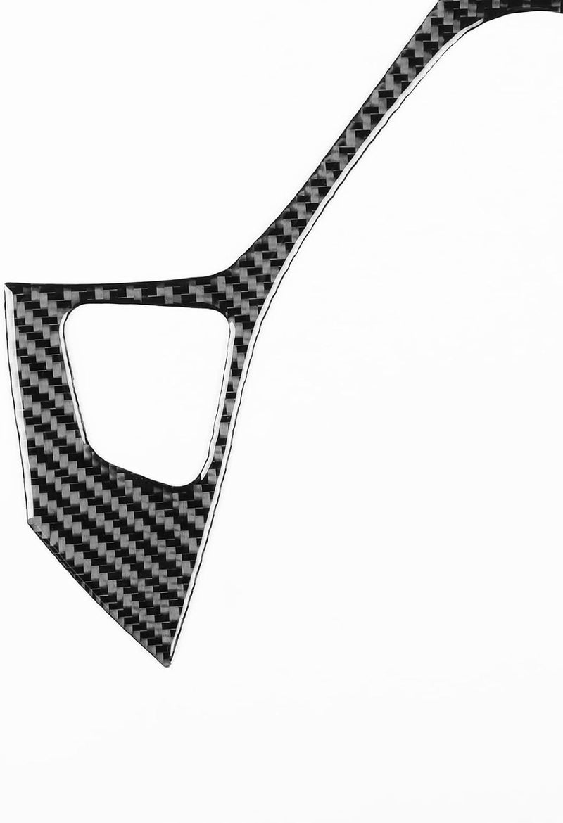 winterwell Real Premium Carbon Fiber Steering Wheel Button Cover for Ford Explorer 2011-2014 - Image 4