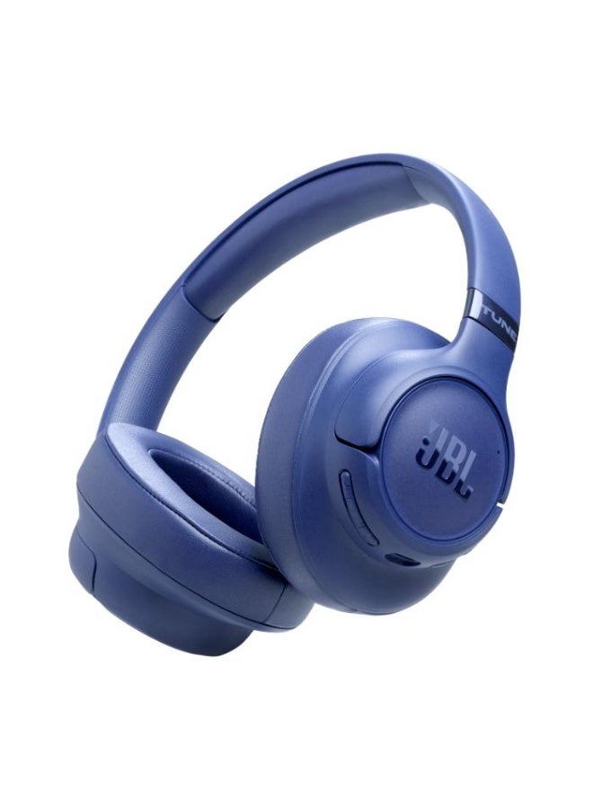 JBL Tune 780NC Wireless Over-Ear Adaptive Noise Cancelling Headphones with Hi-Res JBL Pure Bass & Spatial Sound, 76H Battery Life, 2-Mic Calls, Bluetooth 6.0, App Support – Blue (JBLT780NCBLU) blue