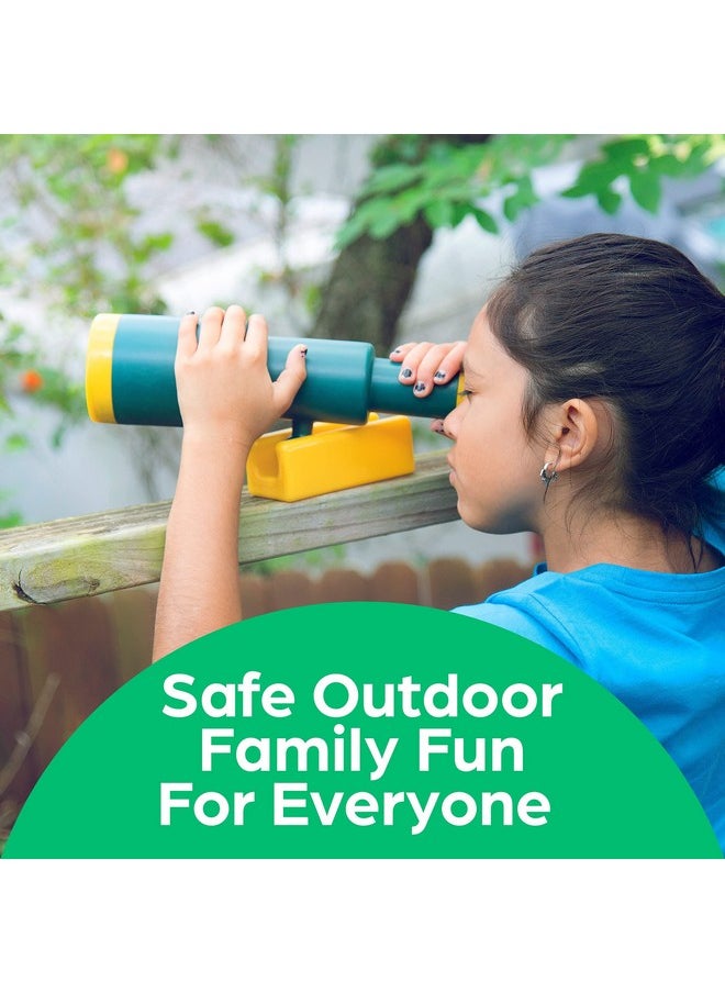 Jungle Gym Kingdom - Playground Accessories - Pirate Ship Telescope For Kids - Plastic Attachment For Treehouse, Outdoor Playhouse, Playset, Backyard Swing Set (Green) - Image 1