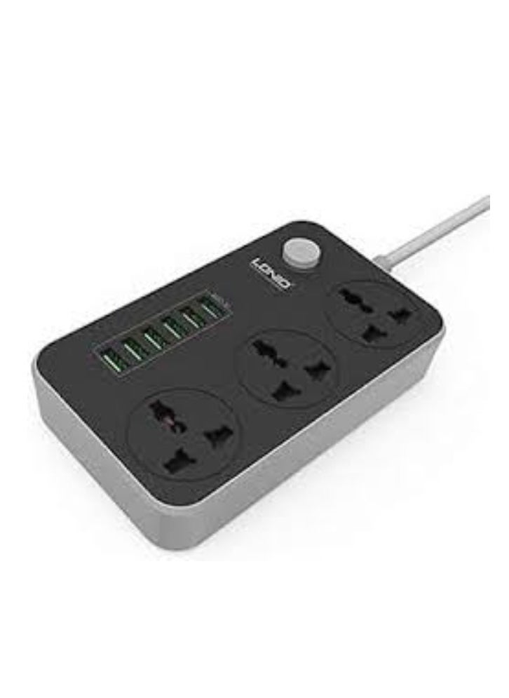 sia SIA ENDURING POWER STRIP 6USB-A/3 POWER SOCKETS 2500W 2M 