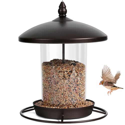 Youvip Metal Roof Bird Feeder Chew Proof for Outdoor - Image 1
