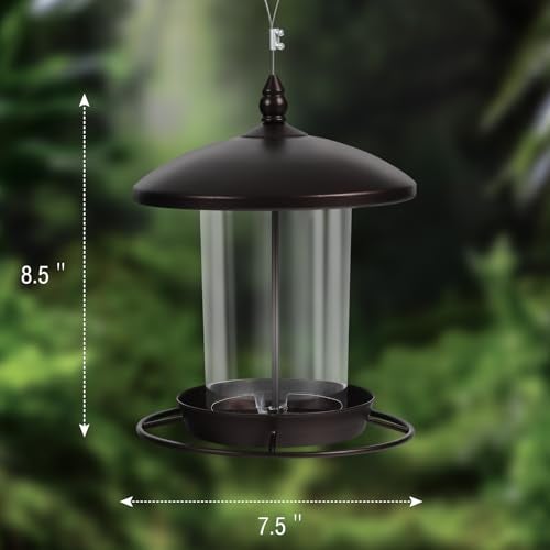Youvip Metal Roof Bird Feeder Chew Proof for Outdoor - Image 3