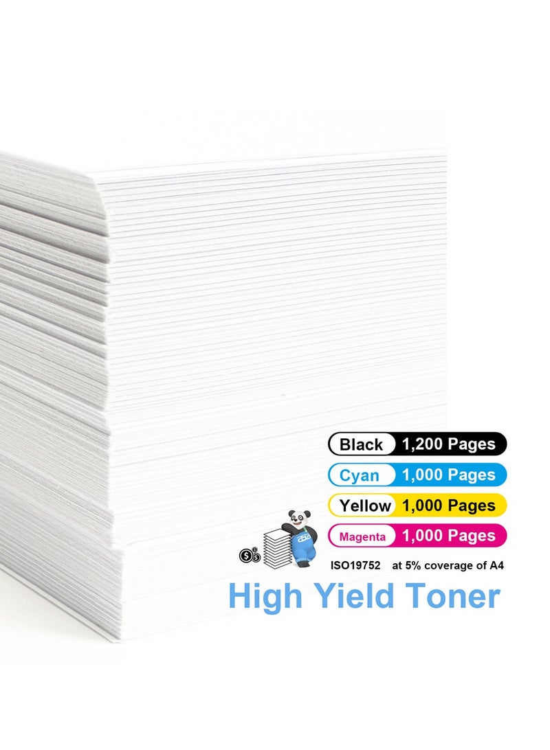 ASTA 130A CF350A CF351A CF352A CF353A Toner Compatible For HP Color LaserJet Pro M177FW MFP M176 M177 Printer CF 350 351 352 353 130 A High Yield Replacement Consumable Office Printing - Image 3