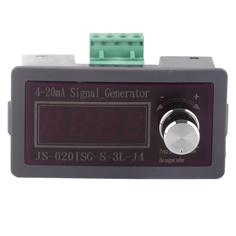 4 20mA Generator, High Accuracy Current Voltage Generator with AMP Volt Display for PLC Panel LED Testing Value Adjusting Analog Simulator - Image 1