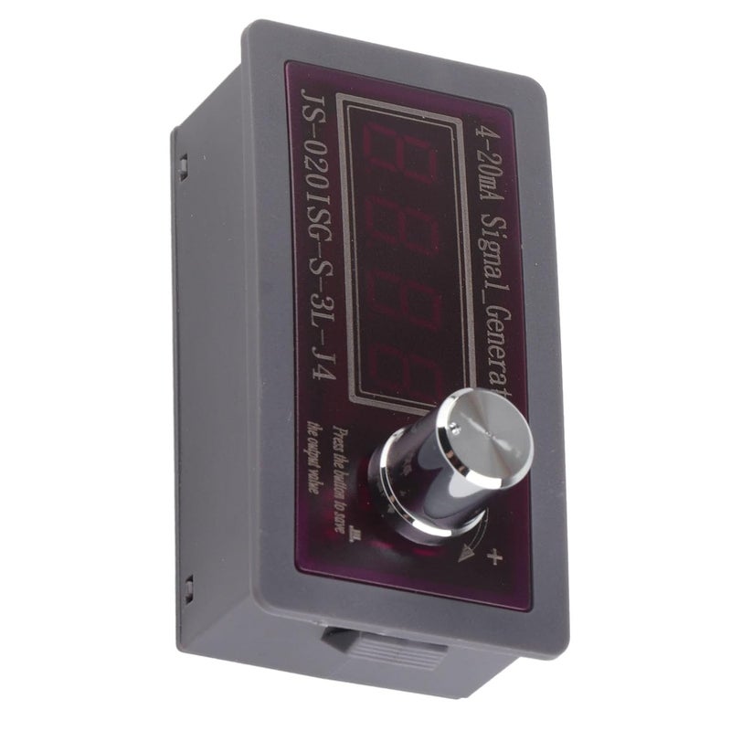 4 20mA Generator, High Accuracy Current Voltage Generator with AMP Volt Display for PLC Panel LED Testing Value Adjusting Analog Simulator - Image 5