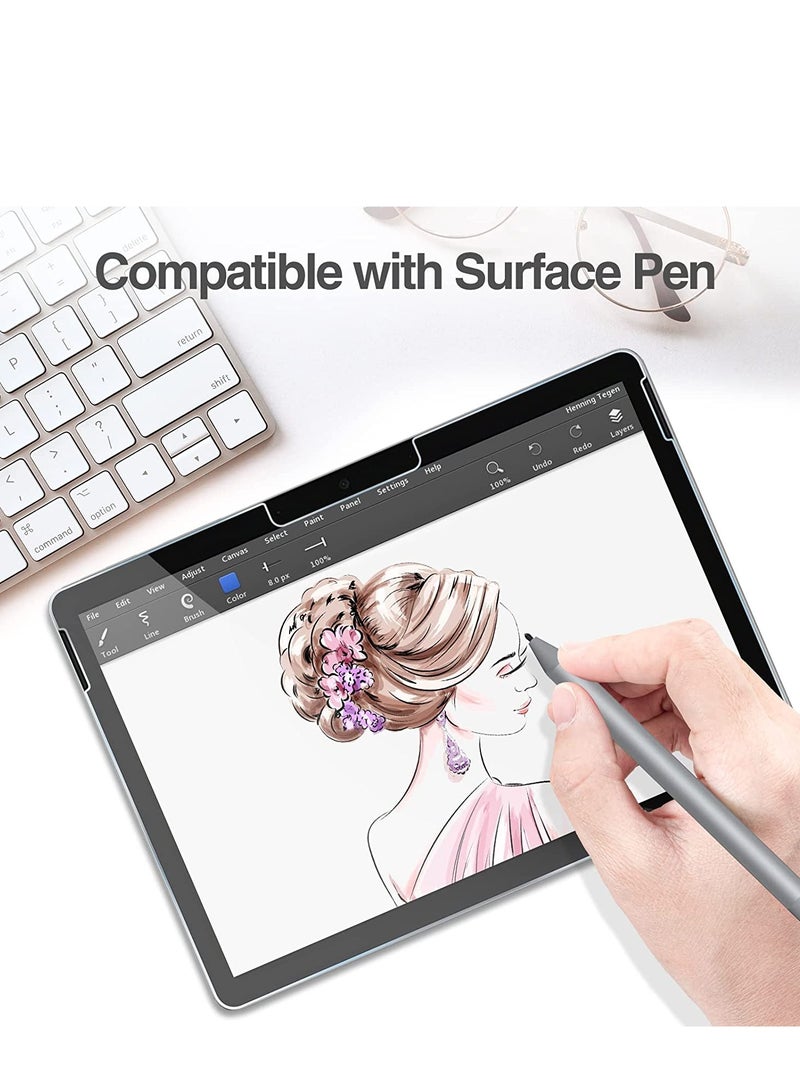【2 Pack】 Surface Go 4 2023/ Go 3 2021 / Surface Go 2 10.5 2020 / Surface Go 10 2018 Screen Protector, Tempered Glass Screen Film Guard for Surface Go 4/3/2/1 -Clear - Image 4