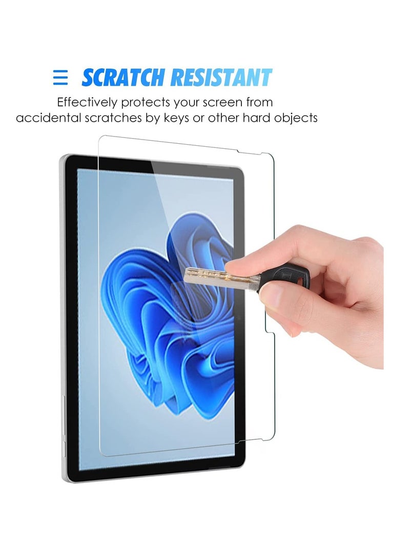 【2 Pack】 Surface Go 4 2023/ Go 3 2021 / Surface Go 2 10.5 2020 / Surface Go 10 2018 Screen Protector, Tempered Glass Screen Film Guard for Surface Go 4/3/2/1 -Clear - Image 3