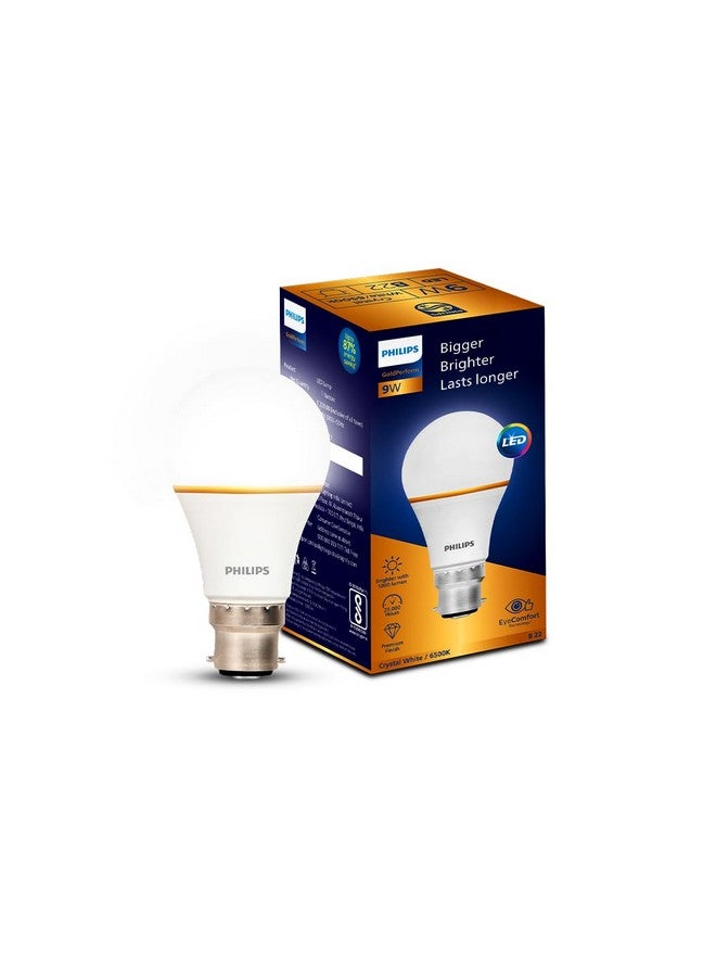 PHILIPS 9W LED B22 Bulb | Bigger & Brighter LED Bulb for Home | Color: Cool Day Light | Pack of 2 | Gold Perform Series - Image 2