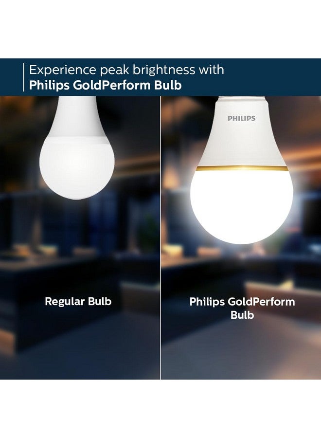 PHILIPS 9W LED B22 Bulb | Bigger & Brighter LED Bulb for Home | Color: Cool Day Light | Pack of 2 | Gold Perform Series - Image 4
