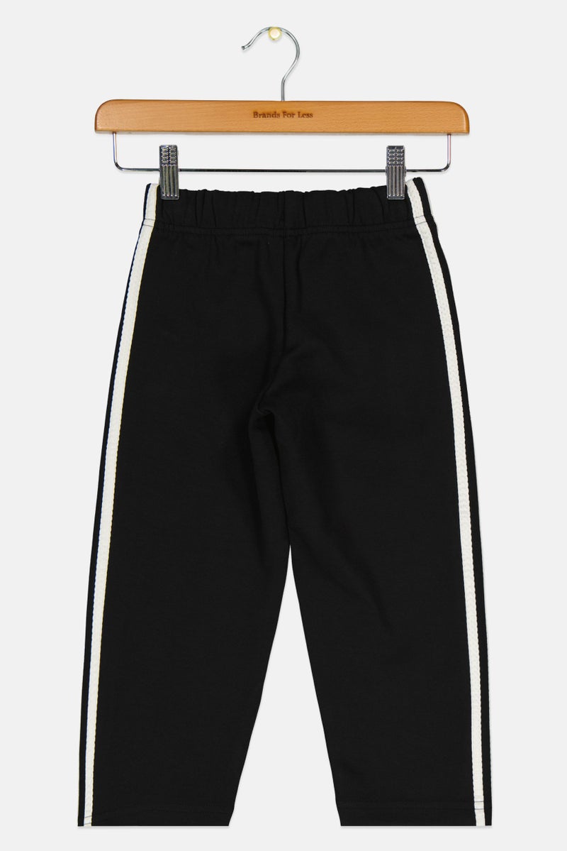 Adidas x Disney Toddlers Boy Brand Logo Sweatpants, Black - Image 2