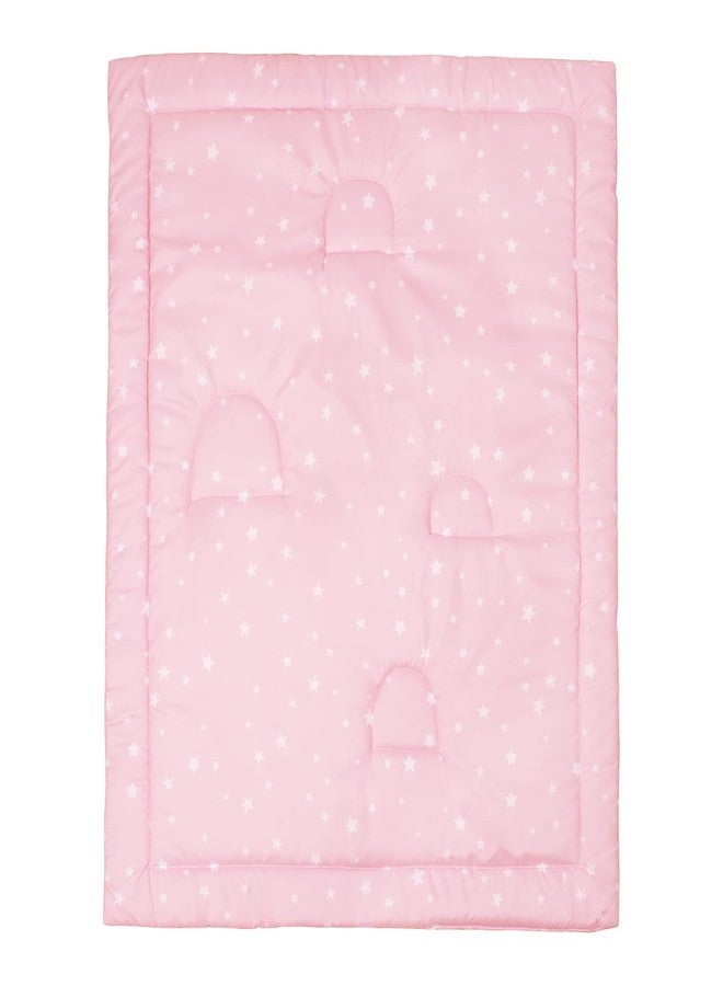 UOMNY Crib Bedding Set for Girls 3 Piece with Comforter Sheet Toddler Pillowcase Baby Bedding Sets Pink Rainbow - Image 4