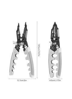 Gopinath Autolink Gopinath Autolink SelfAdjusting Wire Stripper Cutter Wire Crimping ToolCrimper with Splitting Hand Tool Cutting Plier Wire Looping Pliers Cutter Cable Crimping Tool 28 In 1  - Image 2