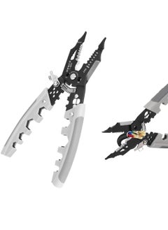 Gopinath Autolink Gopinath Autolink SelfAdjusting Wire Stripper Cutter Wire Crimping ToolCrimper with Splitting Hand Tool Cutting Plier Wire Looping Pliers Cutter Cable Crimping Tool 28 In 1  - Image 1