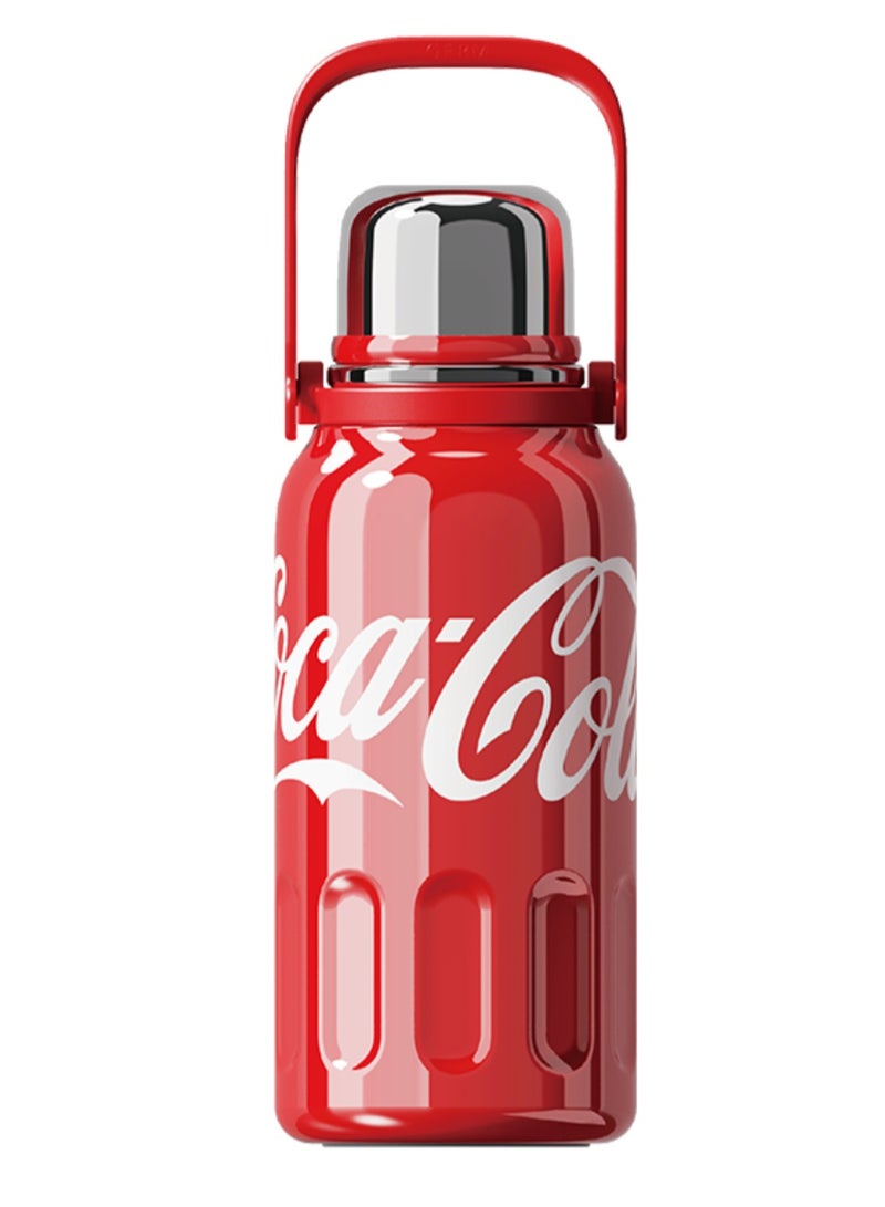 GERM Coca-Cola Collection Sport Vacuum Bottle with Cup – Red | 1200ml Large Thermos | 24-Hour Hot & Cold | Official Licensed Stainless Steel Flask | GERM  - Image 1