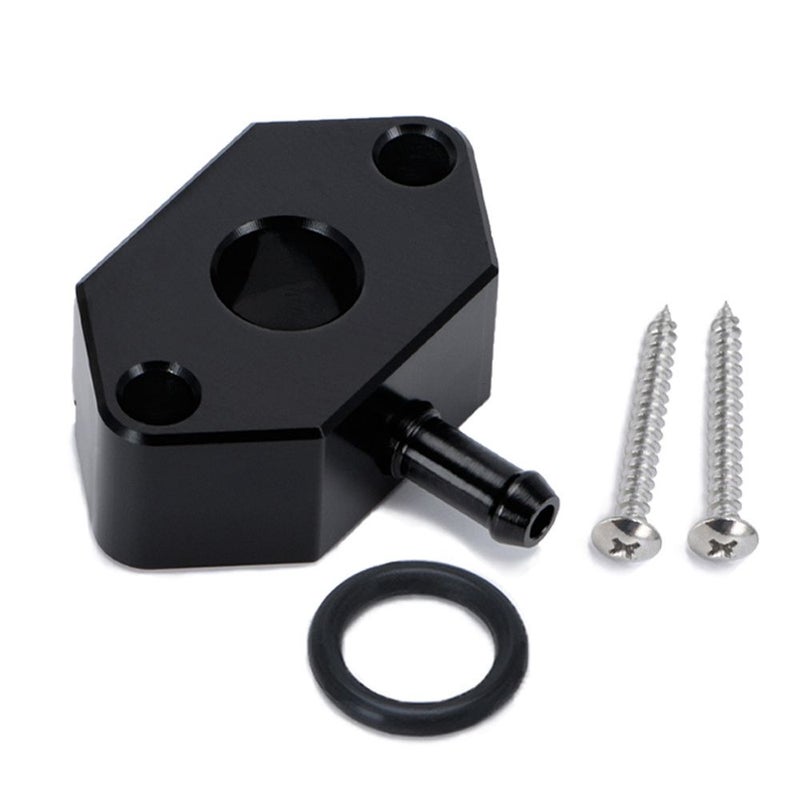 1 Piece Aluminum Boost Sensor Adaptor Kit Black For Audi Vw Skoda 1.2 1.4 1.6 1.9 2.0 Engines Compatible Car Part With Installation Screws And O Ring - Image 1