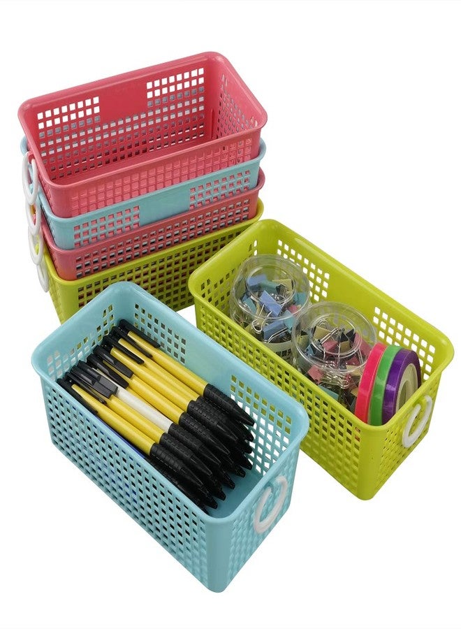 Kekow Plastic Countertop Storage Baskets Organizer, Pack of 6 - Image 1