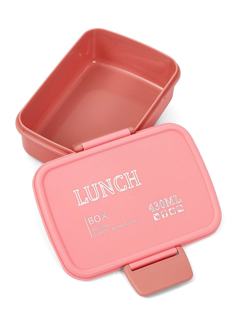 Lunch Box With Bottle-Pink