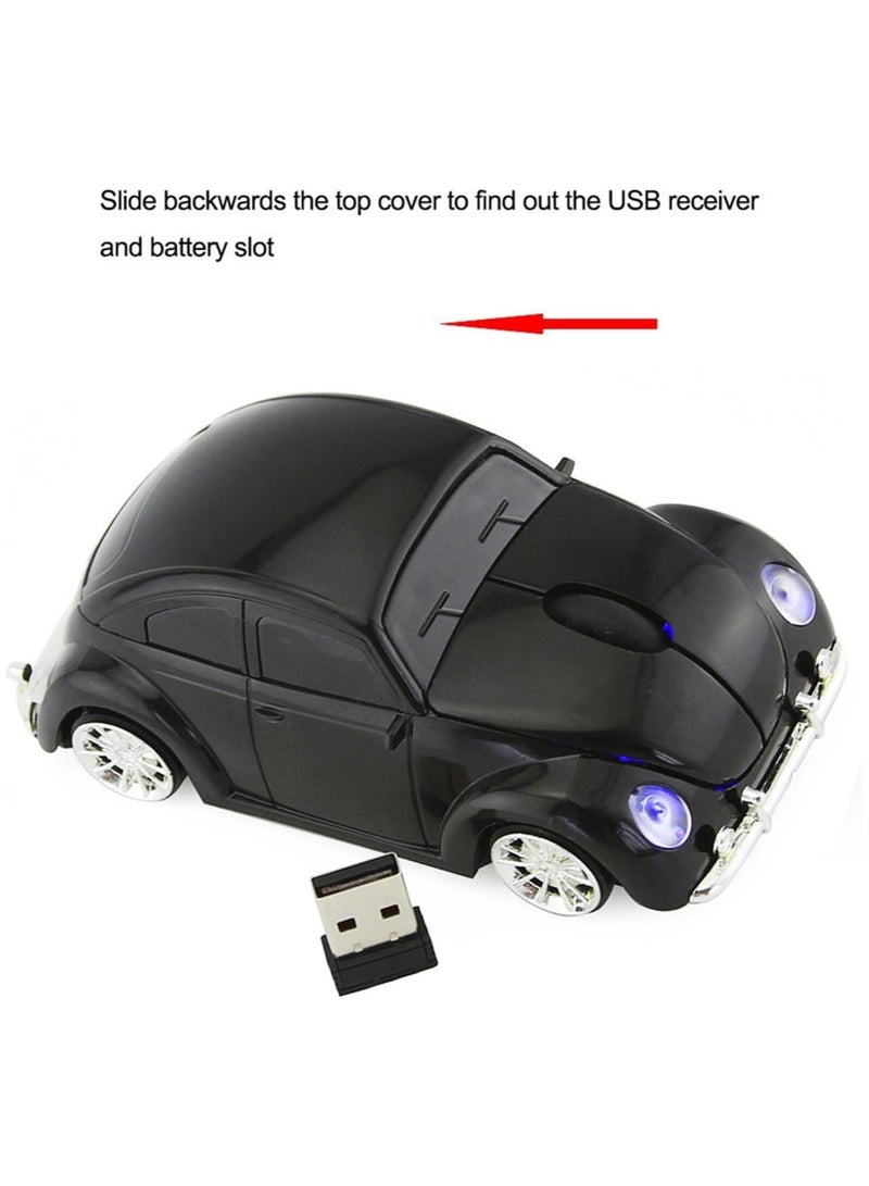 general Car Wireless Mouse - 2.4GHz Sporty Car Shape Optical Mouse with USB Receiver, Ergonomic and Cool Wireless Mouse for PC/Laptop/Mac/Computer Gaming - Image 4