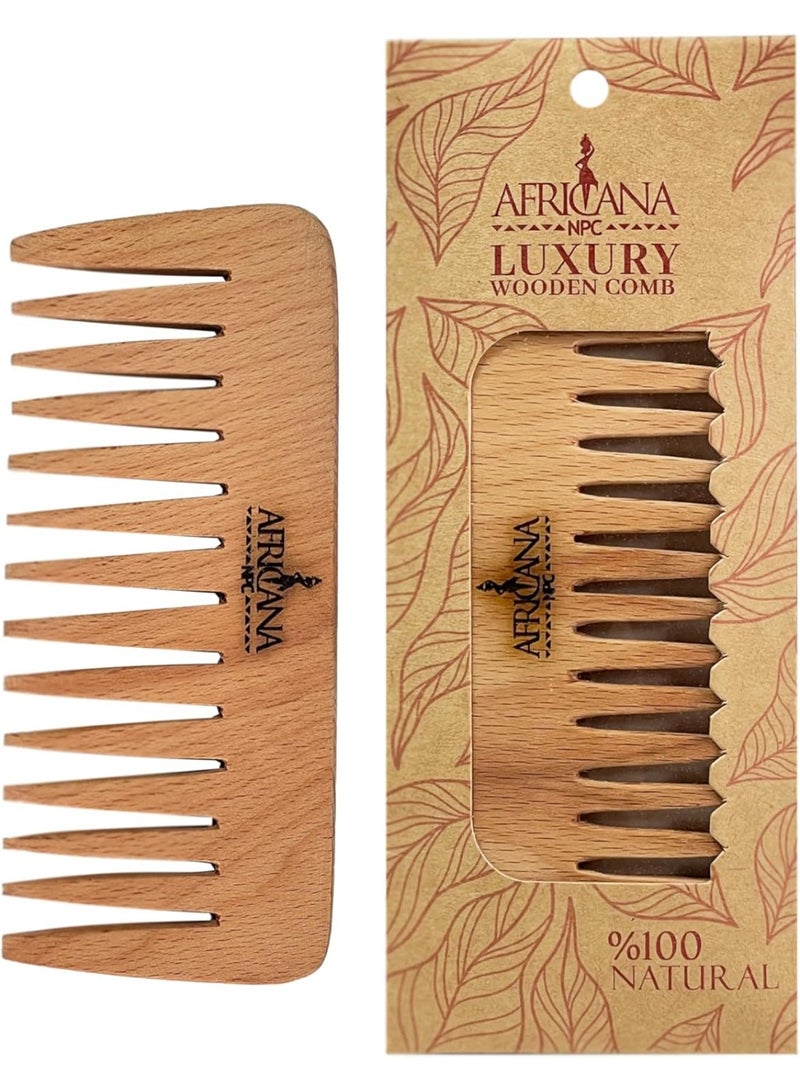 Africana NPC Africana Luxury Wooden Comb - Image 1