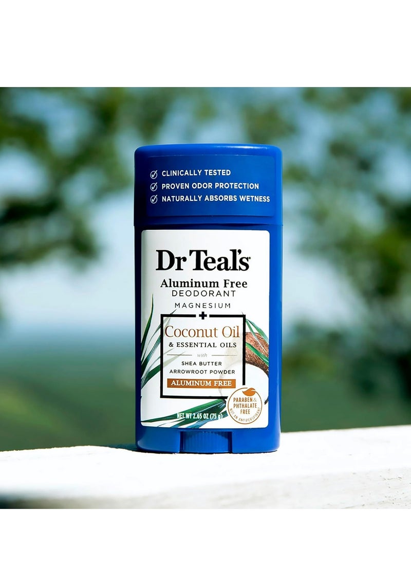 Dr Teal's - Dr Teal's Aluminum Free Deodorant Coconut 75G - Image 1
