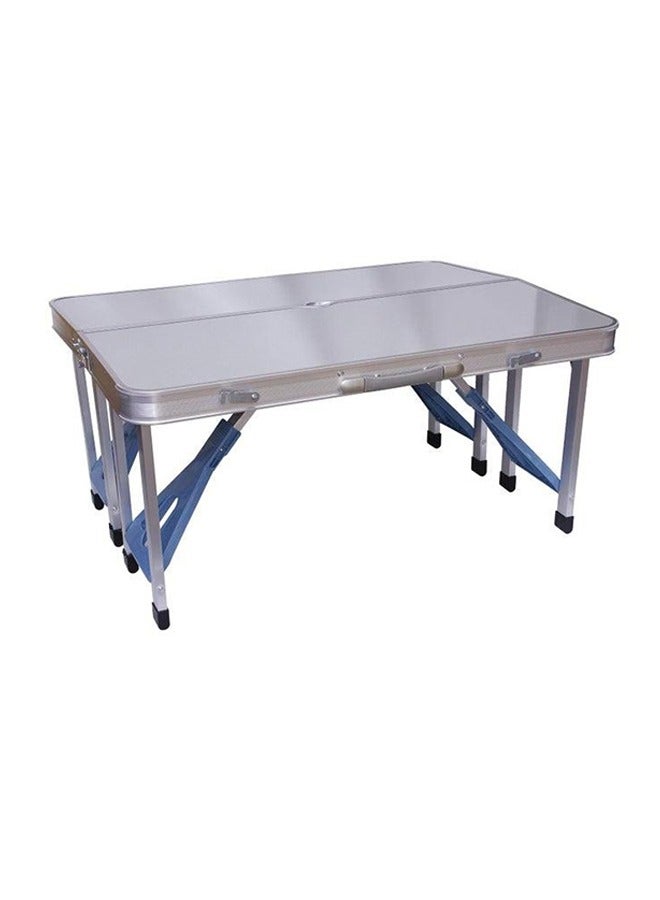 بلومنغ تايم طاولة نزهة تخييم قابلة للطي من الألومنيوم ، مجموعة محمولة ذات 4 مقاعد ، خفيفة الوزن ، متينة وسهلة الطي - Image 3