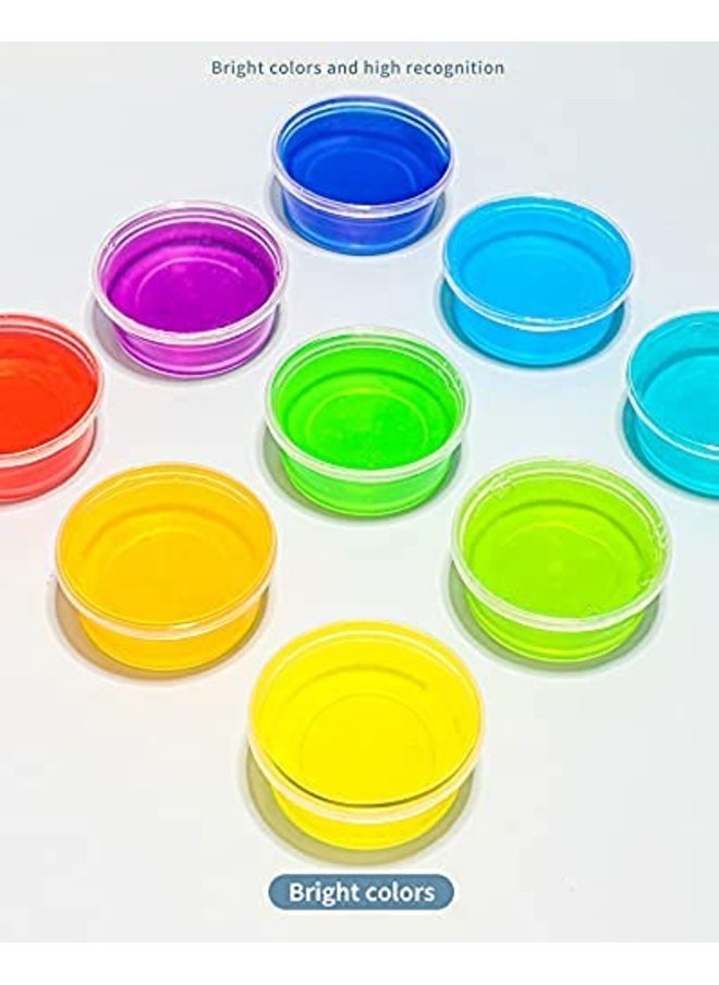 12-Piece Crystal Soft Clay And Slime Jelly Putty Set For Kids, Multicolour
