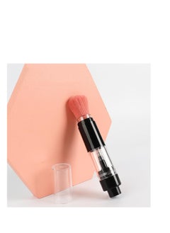 Excefore Spray Applicator Brush, Foudation Blush Brush Cosmetic Tool, Makeup Brush with Refillable Loose Powder Bottle Jars, Suitable for Blush, Highlight, Contour (Pink Blush Brush)  - Image 5