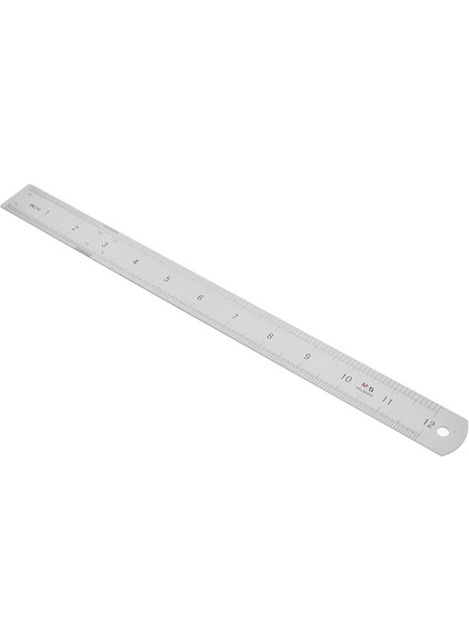 M&G Aluminum Ruler, 30cm, Non-Slip, for Accurate and Durable Measurements - Image 2