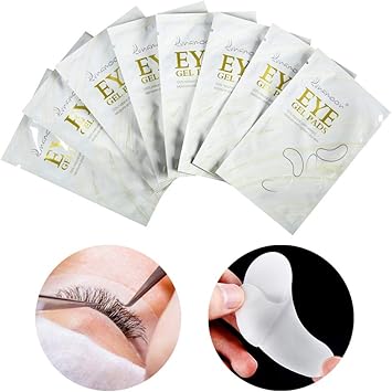 Lunamoon Eye Lash Extension Pads 100 pairs Under Eye Pads for Lash Extensions Lint Free Lash Pads Extension Eye Pads - Image 2
